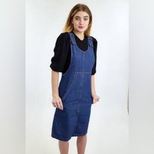 Denim Overall Dress